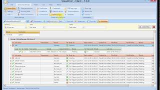 VisualCron - main window