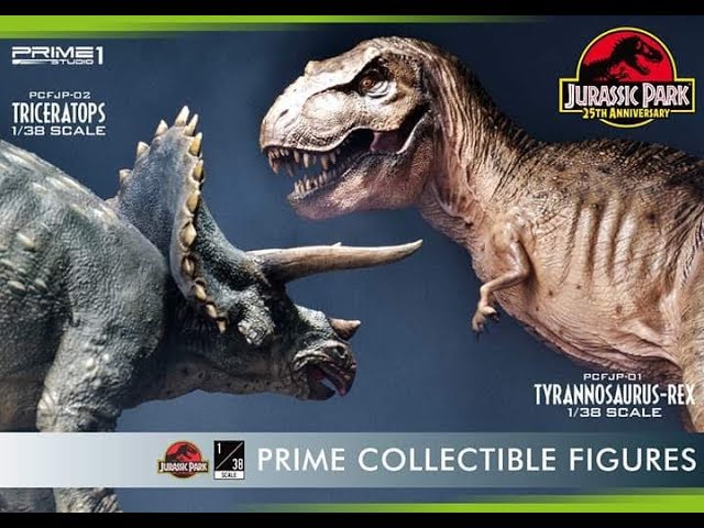 PREVIEW VIDEO! Prime 1 1/38th Scale Jurassic Park Tyrannosaurus