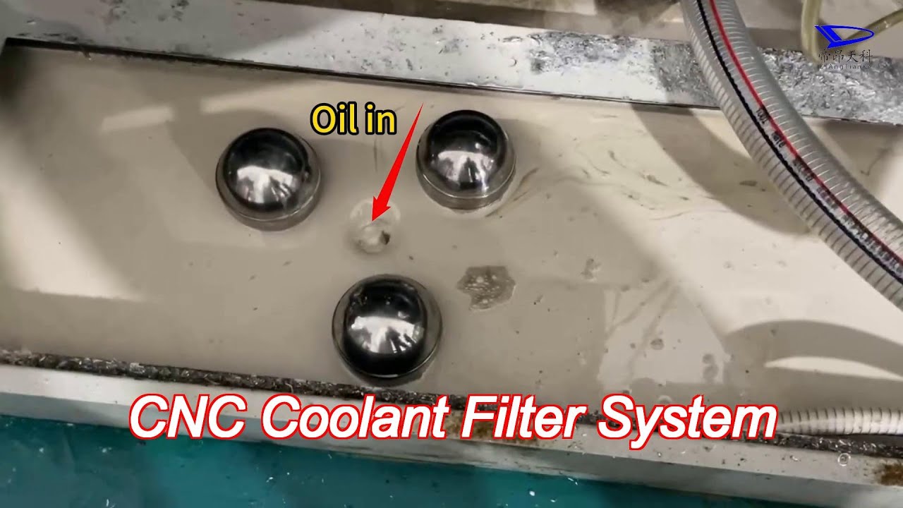 cutting fluid cnc coolant filtration machine tool water tank oil ...