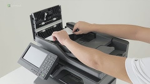MX321/MX421/MX521/MX522/MX622 Series—Paper jam in the automatic document feeder