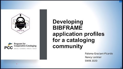 Developing BIBFRAME application profiles for a cataloging community