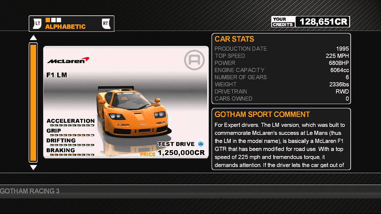 PGR3-(Almost) All the cars in the game - YouTube