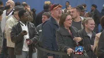 Long lines at polls on election day