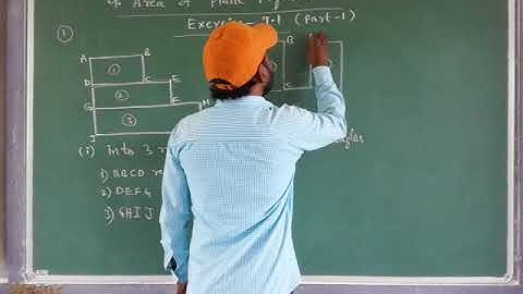 8th Maths, Chapter 9:Areas of Plane figures, Exercise 9.1 (part 1)