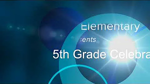 5th Grade Celebration Lowery ~ Yacoub