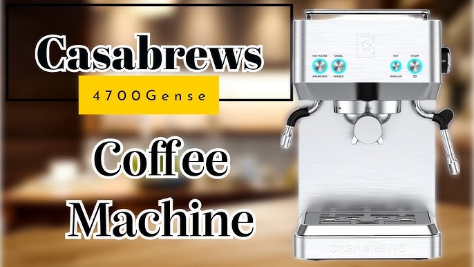 CASABREWS 3700GENSE™ 20-bar Espresso Coffee Machine with Powerful Stea