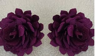 How to make a Beautiful paper flower | handmade paper craft ideas