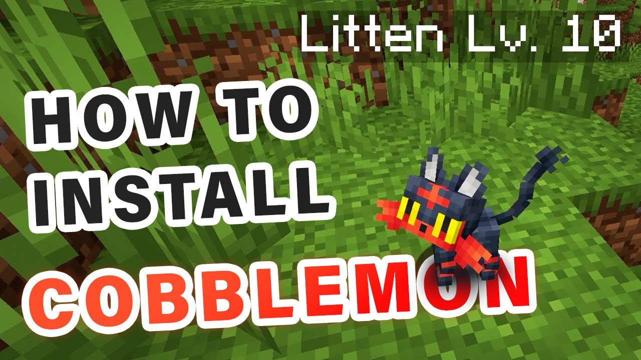 How to Install Cobblemon Mod   Pokemon In Minecraft ► Minecraft