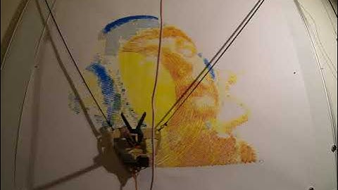 Portrait of Caro in CMYK on Makelangelo Polar Plotter