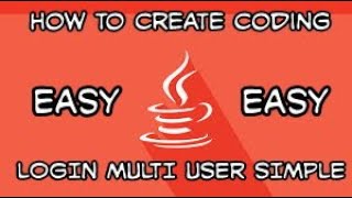 Tutorial login multi user java netbeans