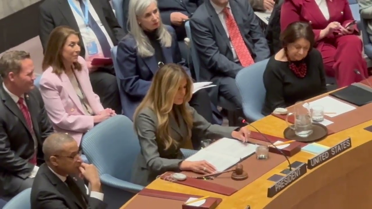 Melania Trump Chairs UN Security Council: Speech on Children in Conflict as War Looms with Iran