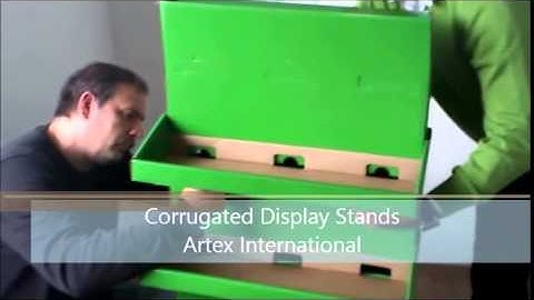 corrugated display Stands