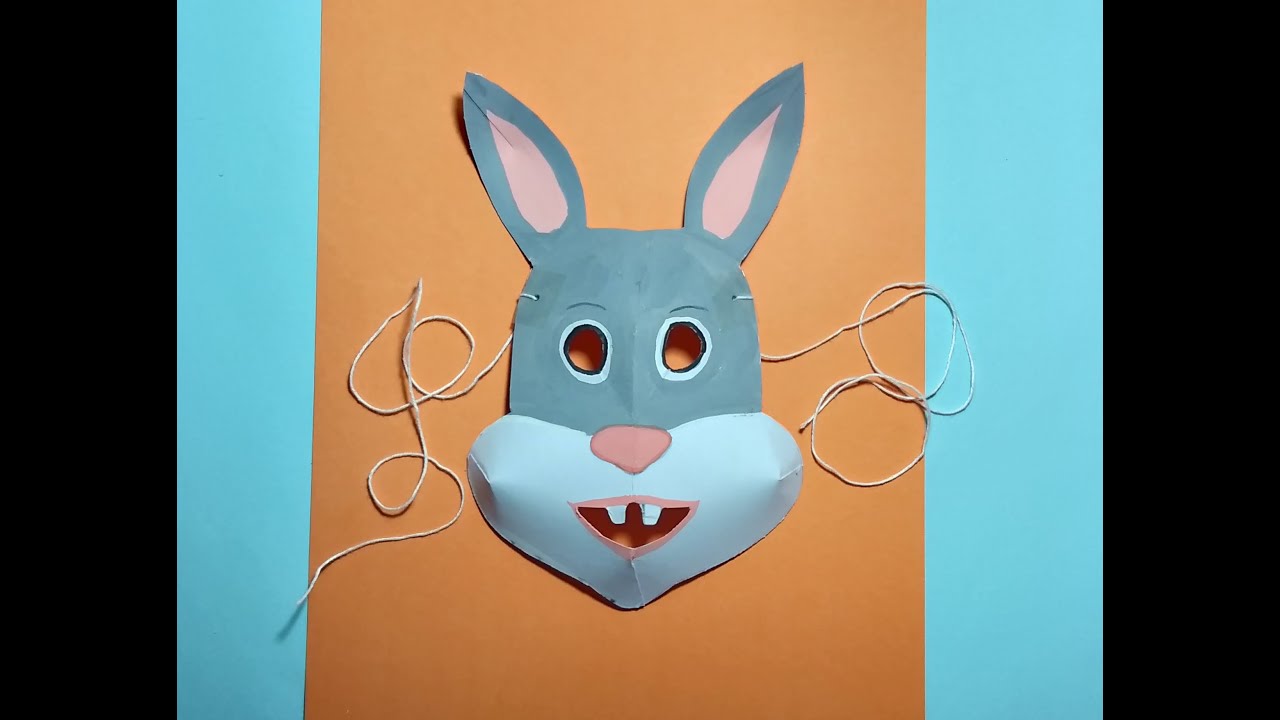 how-to-make-rabbit-mask-l-bunny-mask-l-school-craft-for-kids-youtube