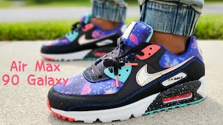 Air Max 90 Galaxy Unboxing & On Feet - YouTube