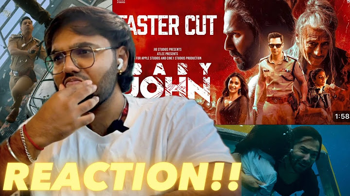 Baby John Taster Cut, Impressive but Let's See... ( REACTION!! )