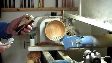 Wood turning: how to repair a cracked bowl