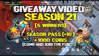 Famous SEASON 21 GIVEAWAY ANNOUNCEMENT VIDEO + RAIDERS TASK: 20 WAVES IN BPD- Last Day On Earth: Survival Wealth