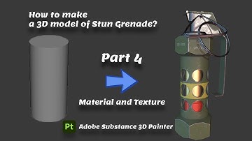 Material and Texture of Stun Grenade (Part 4 and End)