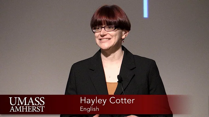 3 Minute Thesis at UMass Amherst, Hayley Cotter 2019