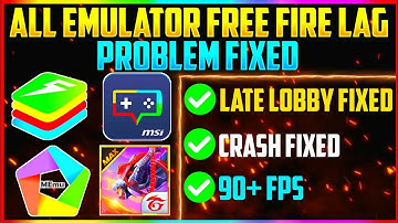 Free Fire Bluestacks 5 Lag Fix for Low End PC 90 FPS | PLAY IN 90 FPS 100% 🥵