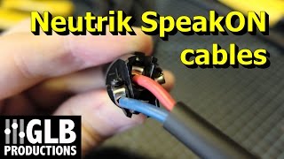 Как подключить кабели Neutrik SpeakON