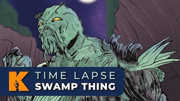 Swamp Thing Process - Time Lapse