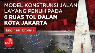 Model Konstruksi Jalan Layang Penuh Pada 6 Ruas Tol Dalam Kota Jakarta | Engineer Explain