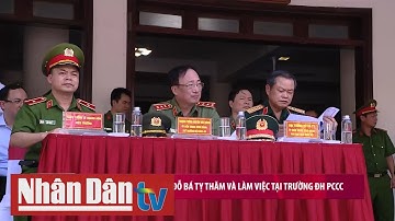 Phó Chủ tịch Quốc hội Đỗ Bá Tỵ thăm và làm việc tại trường Đại học PCCC