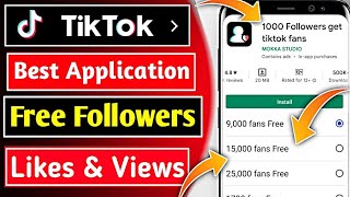 Best Application ✅|| Free 1000 Tiktok Followers ,LIkes And Views 🟡 || Free tiktok followers hack || screenshot 2