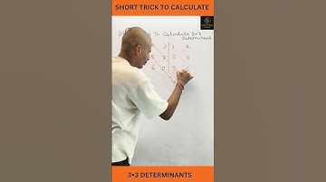 ⚡️ 3×3 Determinant easy TRICK! (Solve in 10 - 15 Seconds) | JEE, CUET, IIT JAM