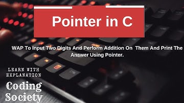 (Program-19)C Program to Add Two Numbers Using Pointers | WAP in C