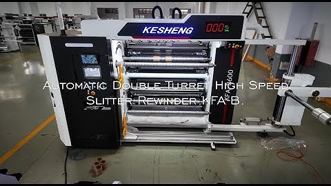 Automatic Double Turret High Speed Slitter Rewinder shows you the different beauty of slitting.