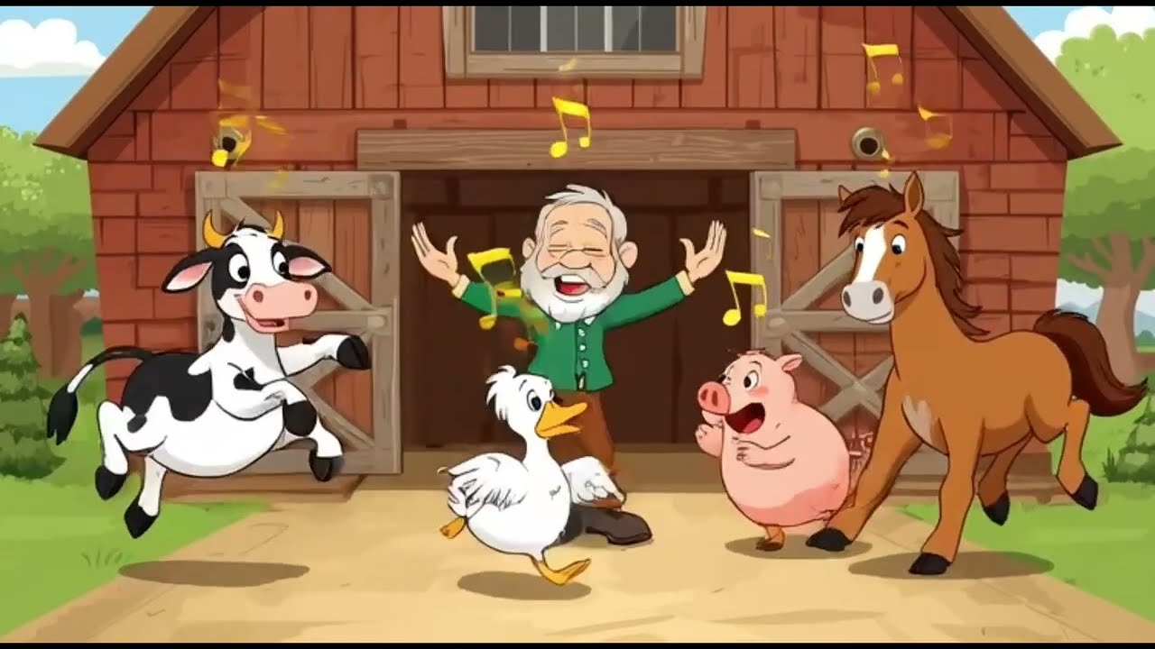 Old MacDonald Had a Farm 🐔🐮 | Learn Animal Sounds for Kids