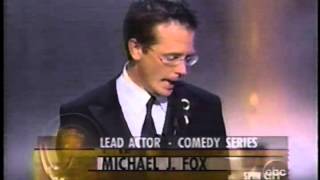 Michael J. Fox wins 2000 Emmy Award for Lead Actor in a Comedy Series