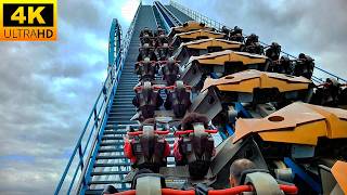 GateKeeper Back Row POV 4K 60fps B&M Wing Roller Coaster Cedar Point