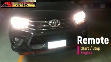 Toyota Revo ติดตั้งระบบ Keyless Entry / Push Start / Remote Start / Smart Phone Control