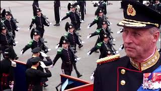 Norwegian Military March - HM Kong Harald Vs Honnørmarsj