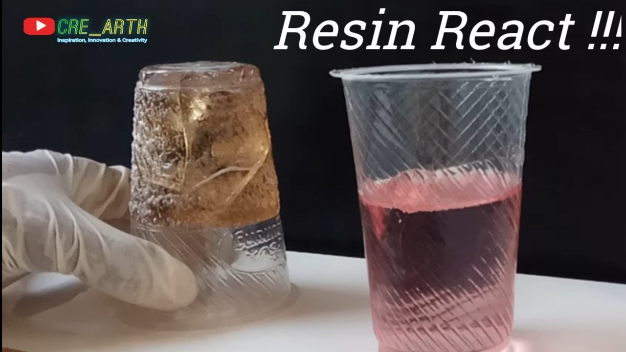 Resin Reaction !!! if you have a wrong measurement of catalyst YOU
