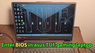 How to enter bios in asus tuf gaming