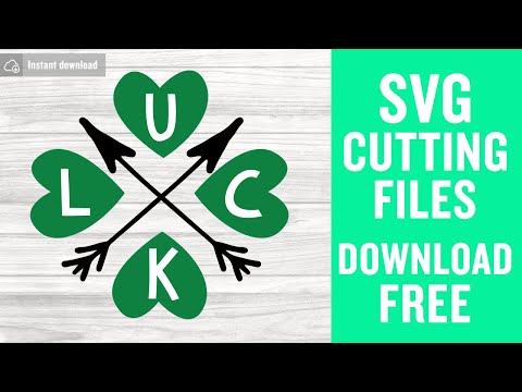 Lucky Svg Free Cutting Files for Silhouette Cameo Instant Download