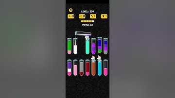 Map 309 Solution||Color Water Sort 3D!