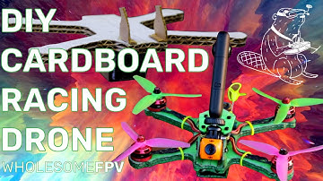 WE BUILT AN FPV RACING DRONE OUT OF CARDBOARD AND PUT AN INSTA360 ONEX ON IT!!