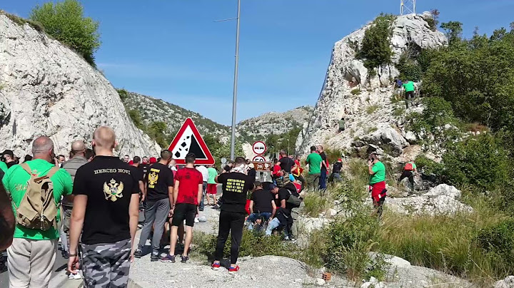 RTV Cetinje - Građani blokirali kružni tok ka Budvi i Podgorici