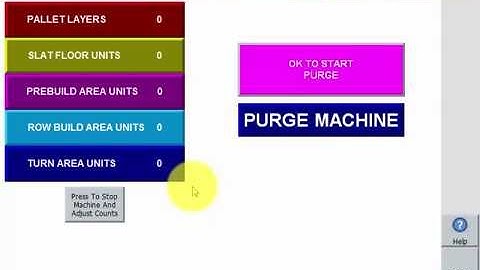 Palletizer Controls: Switch to a different pattern using HMI