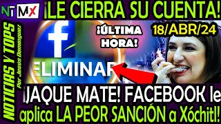 JAQUE MATE ¡ FACEBOOK le CIERRA su CUENTA !