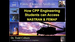 ARO4080-00 How CPP Students can Access NASTRAN & FEMAP