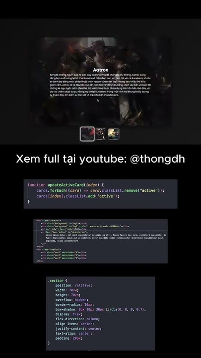 Hình ảnh Slider có hiệu ứng animation bằng html css js | Hướng dẫn lập ...