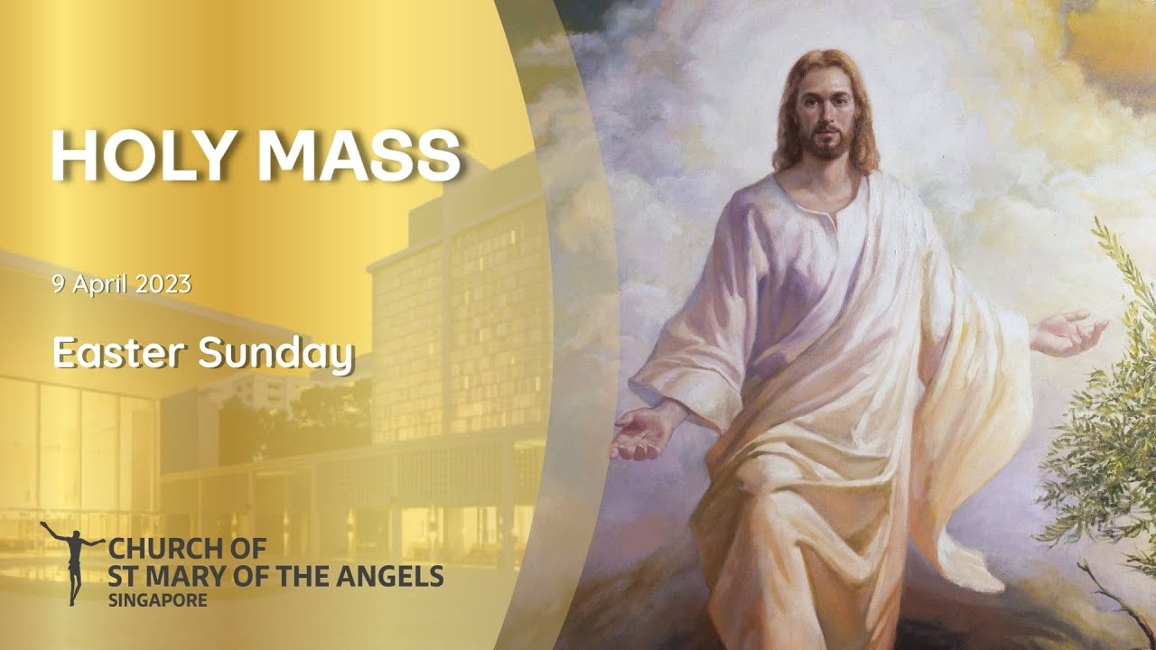 Holy Catholic Mass Easter Sunday 9 Apr 2023 YouTube