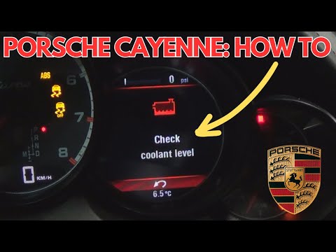 Porsche Cayenne: How to Check Coolant Level