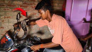 आप भी अंधेरे में निकालते हैं बाइक? तो हो जाएं सावधान 😨। आपके साथ भी हो सकता है दुर्घटना।